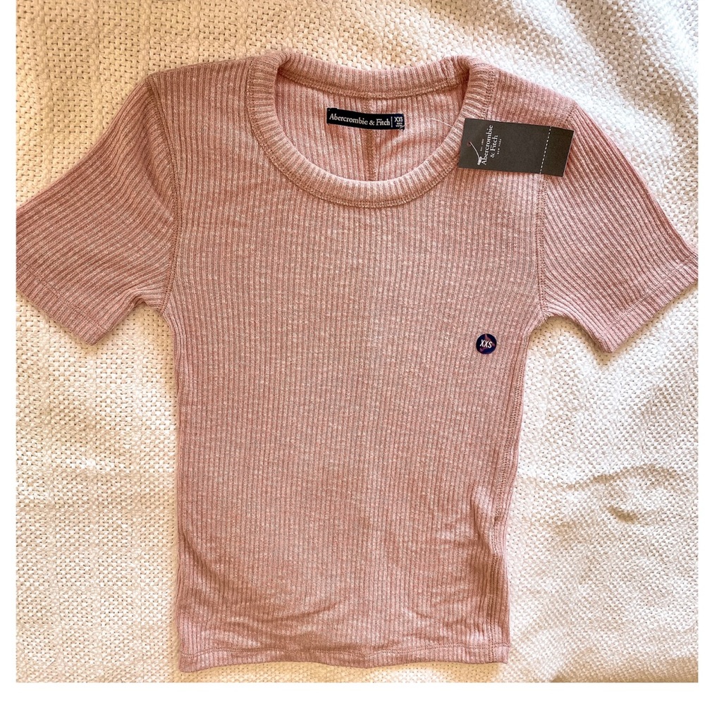 Abercrombie & Fitch Ribbed Tee - US Size XXS